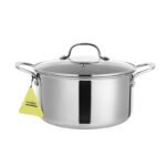 TK Honeycomb Stainless Steel Casserole Pot with Lid