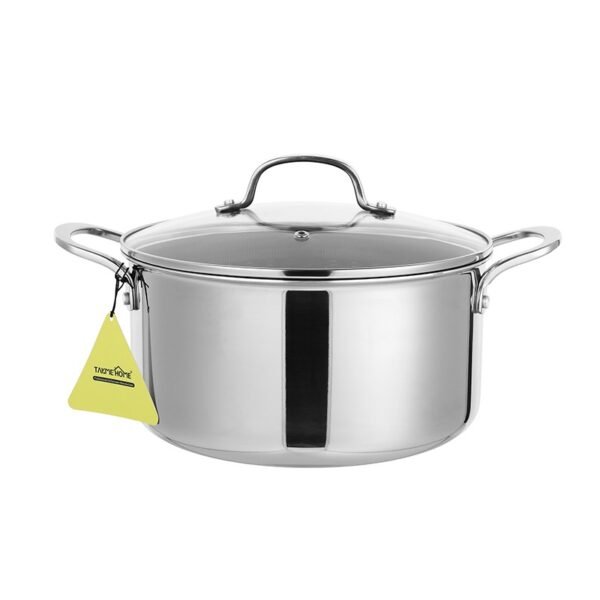 TK Honeycomb Stainless Steel Casserole Pot with Lid