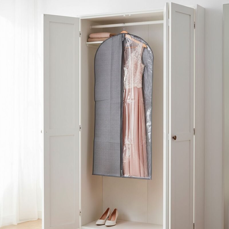 TK Breathable Garment Bag – Transparent Window & Zipper