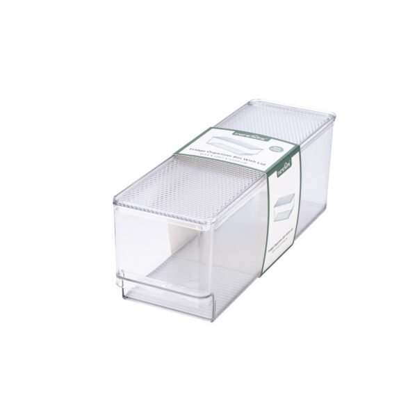 TK Fridge Storage Bin with Lid – Easy Access Kitchen Organizer