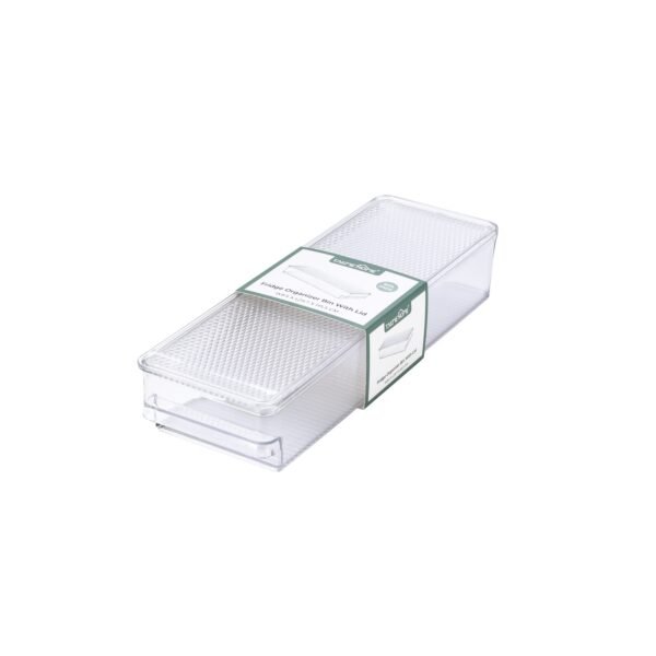 TK Fridge Storage Bin with Lid – Easy Access Kitchen Organizer