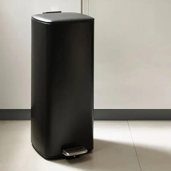 TK 30L Refuse Bin with Inner Bucket – Metal Trash Can for Kitchen & Office