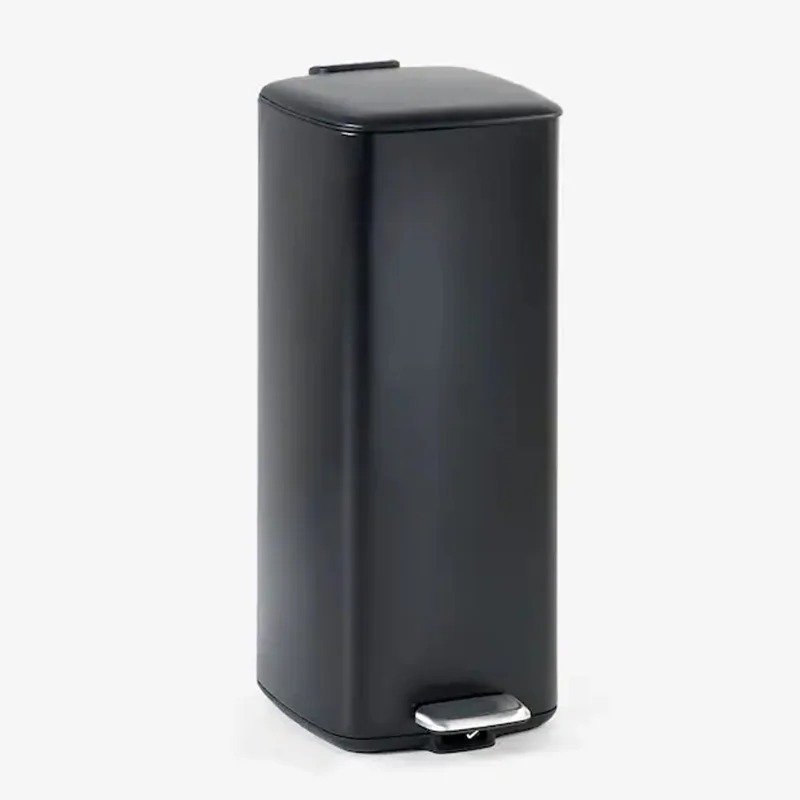 TK 30L Refuse Bin with Inner Bucket – Metal Trash Can for Kitchen & Office