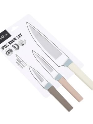 TK 3-Piece Kitchen Knife Set – Stainless Steel Cutting Knives