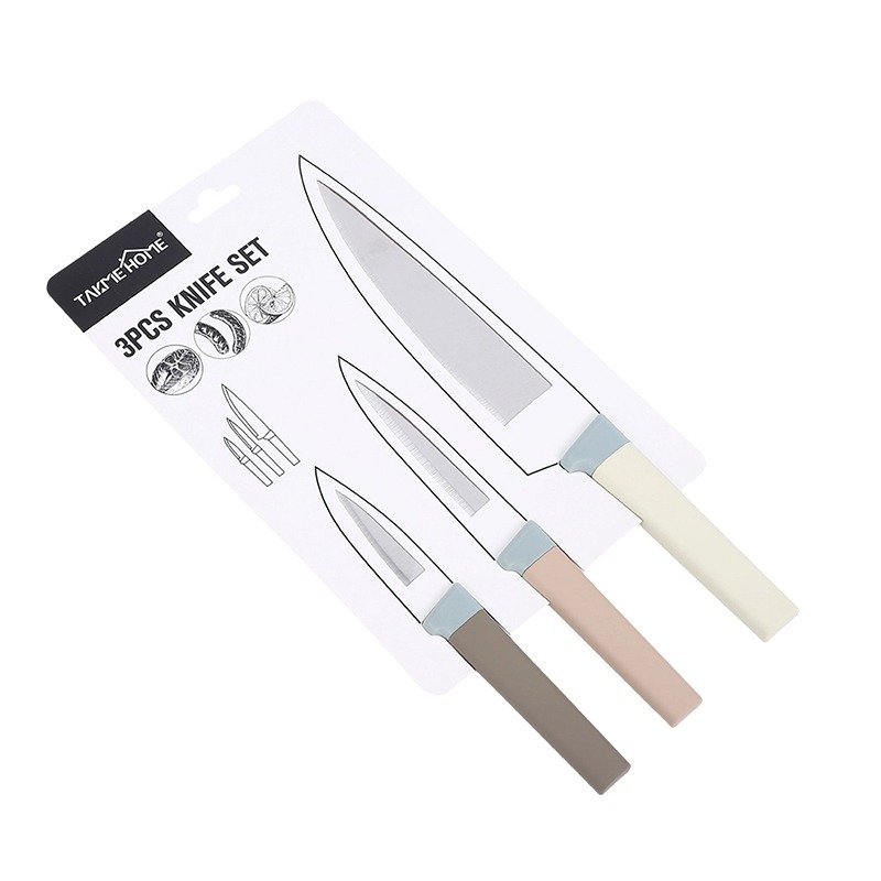 TK 3-Piece Kitchen Knife Set – Stainless Steel Cutting Knives