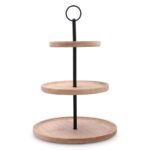 3 Tier Bamboo Food Stand for Kitchen & Dining