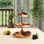 3 Tier Bamboo Food Stand for Kitchen & Dining