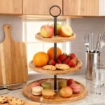 3 Tier Bamboo Food Stand for Kitchen & Dining