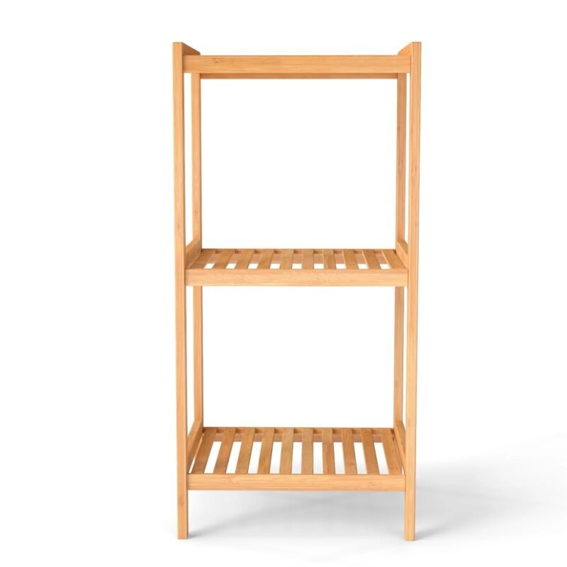 3 Tier Bamboo Storage Rack – Kitchen & Home Organizer