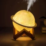 3D Moon Lamp Humidifier with LED Night Light