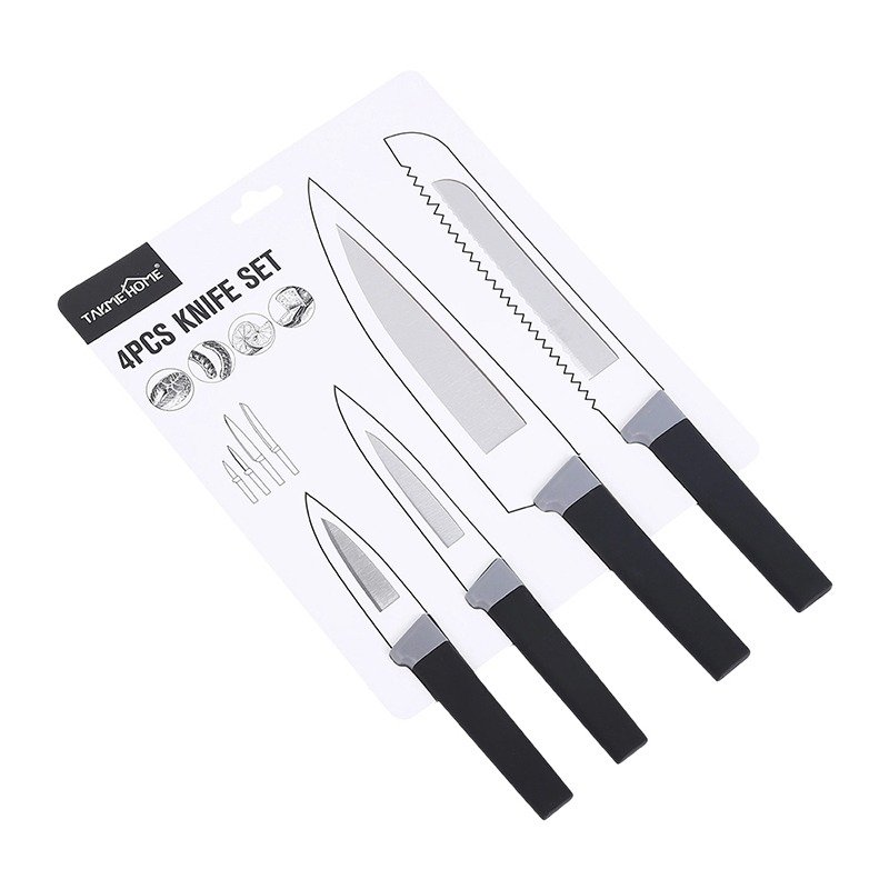 TK 4-Piece Kitchen Knife Set – Stainless Steel Cutting Knives
