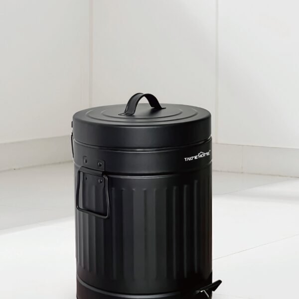 TK Metal Pedal Waste Bin with Inner Bucket – Hands-Free Trash Can