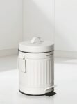 TK Metal Pedal Waste Bin with Inner Bucket – Hands-Free Trash Can