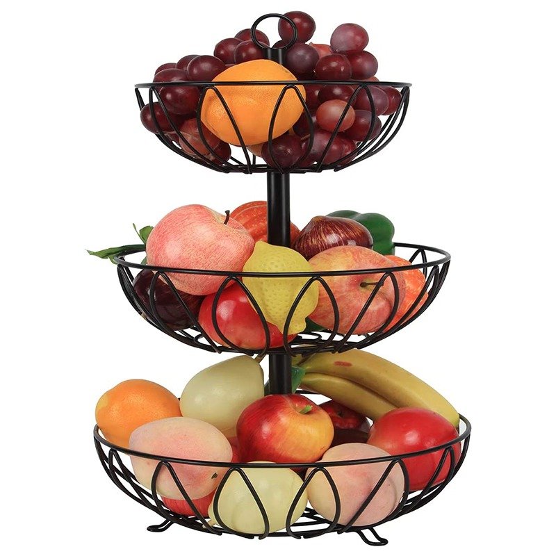 3 Tier Fruit Basket Stand – Kitchen Counter Organizer