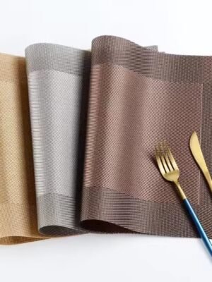 TK PVC Heat-Resistant Place Mats 30 × 45 cm – Set of 4