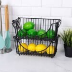 TK Multipurpose Stackable Storage Baskets – Pack of 2