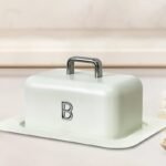 TK Butter Dish with Lid – Metal Kitchen Table Storage & Serving Accessory