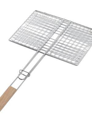 TK Rectangular BBQ Rack – Wood & Iron Grill