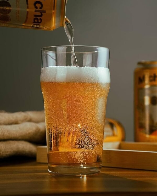 TK Set of 4 Beer Glasses – Durable Glassware for Home & Bar