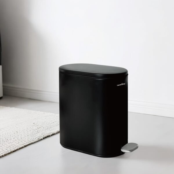 TK 5L Trash Can with Foot Pedal – Hands-Free Waste Bin