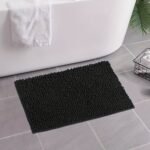 TK Soft Chenille Bathroom Mat – Absorbent Non-Slip Rug