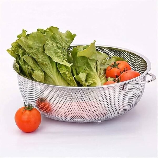 TK Multifunction Stainless Steel Basket – Storage, Washing & Draining