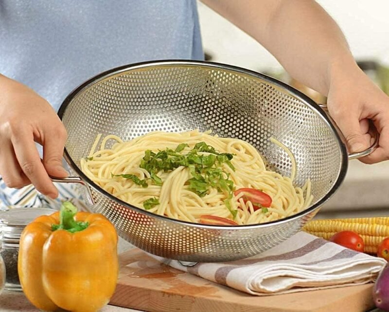 TK Multifunction Stainless Steel Basket – Storage, Washing & Draining