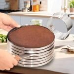 Adjustable Cake Slicing Tool – Stainless Steel Layer Cutter