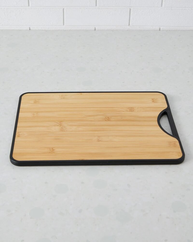 TK Double-Sided Cutting Board – Bamboo & Polyethylene, Non-Slip