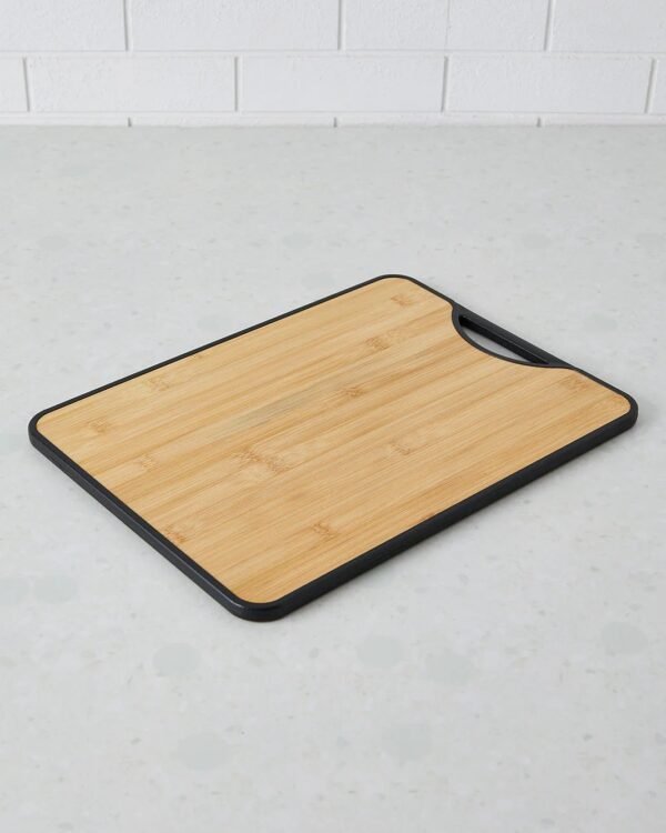 TK Double-Sided Cutting Board – Bamboo & Polyethylene, Non-Slip