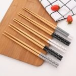 TK Bamboo Chopsticks Set – 4 Pairs Assorted Reusable
