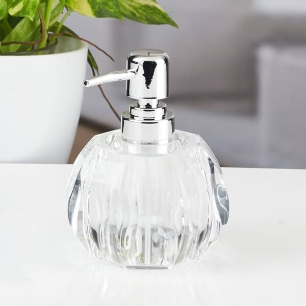 TK Round Acrylic Soap & Lotion Dispenser with ABS Pump