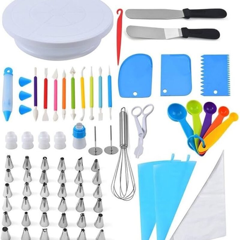 66-Piece Cake Decorating Set – Complete Baking Kit