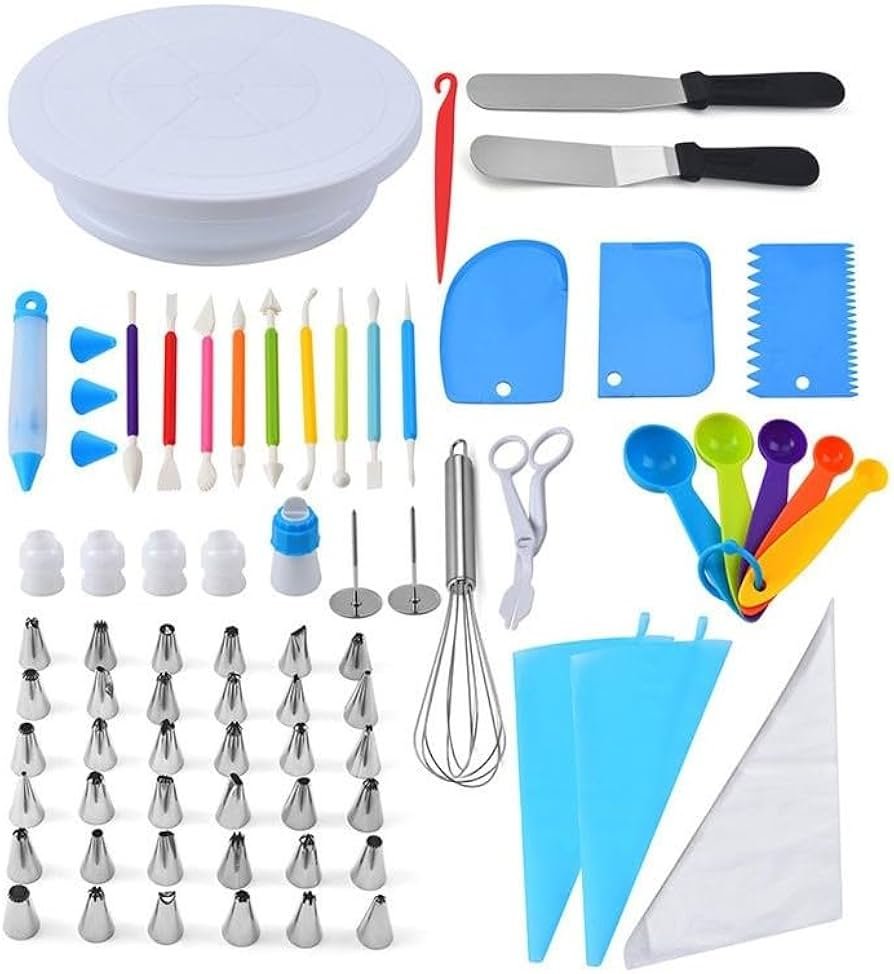 66-Piece Cake Decorating Set – Complete Baking Kit