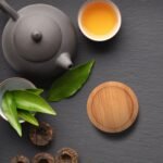 TK Bamboo Coaster Set of 7 – Natural Wooden Drink Protectors