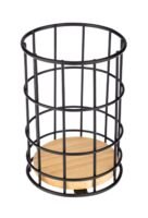 TK Wire Cutlery Holder with Bamboo Base