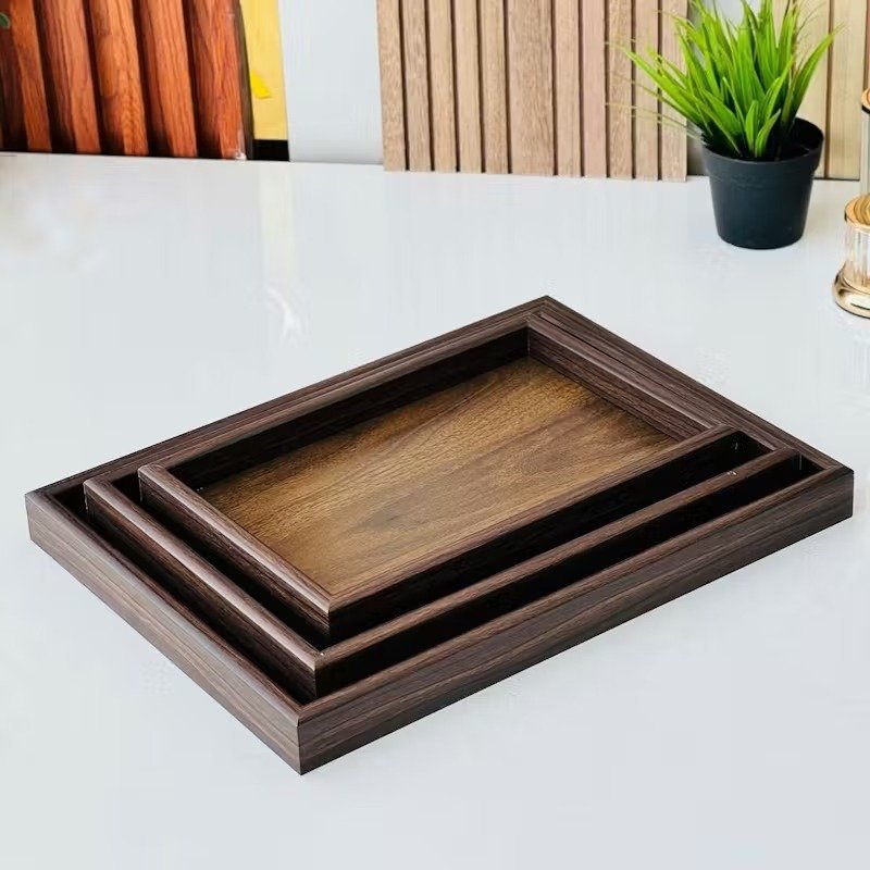 3-Piece MDF Serving Tray Set