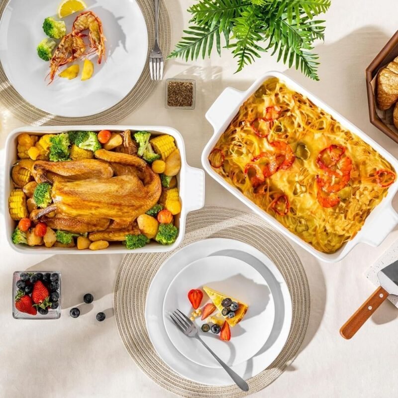 Ceramic Baking Dish – Oven & Microwave Safe