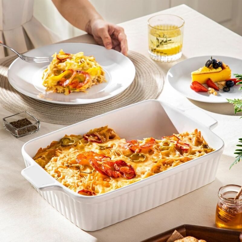 Ceramic Baking Dish – Oven & Microwave Safe