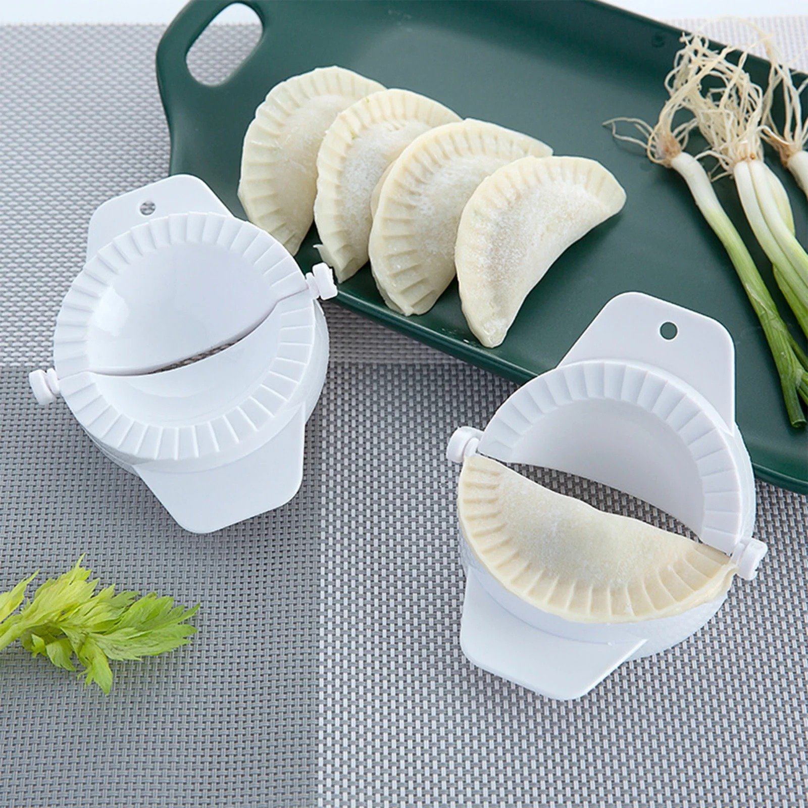 TK Dough Press Set – 3 Pieces for Easy Dumpling & Pastry Making