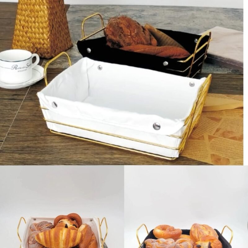 TK Bread Basket with Gold Frame