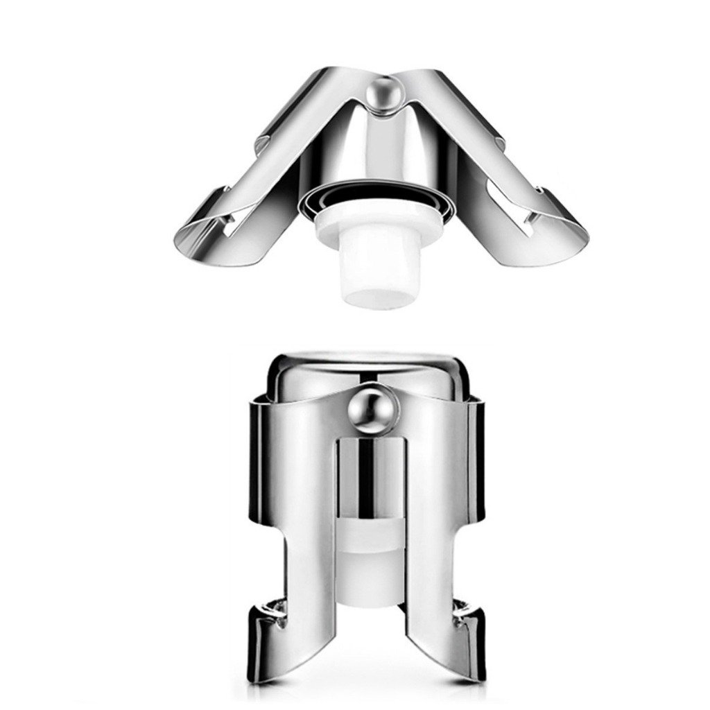 TK Stainless Steel Champagne Stopper – Airtight Wine Seal