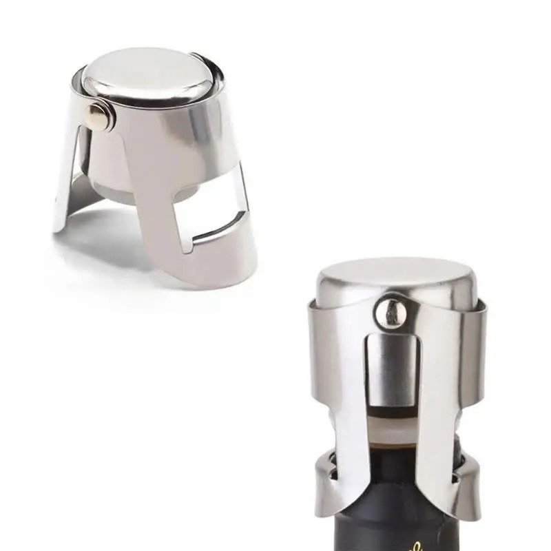 TK Stainless Steel Champagne Stopper – Airtight Wine Seal