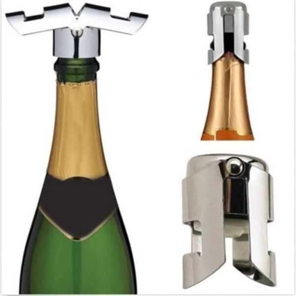 TK Stainless Steel Champagne Stopper – Airtight Wine Seal
