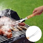 TK BBQ Fork with Wooden Handle – Grill Accessory
