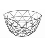 TK Geometric Stainless Steel Fruit Basket – Modern Kitchen Storage