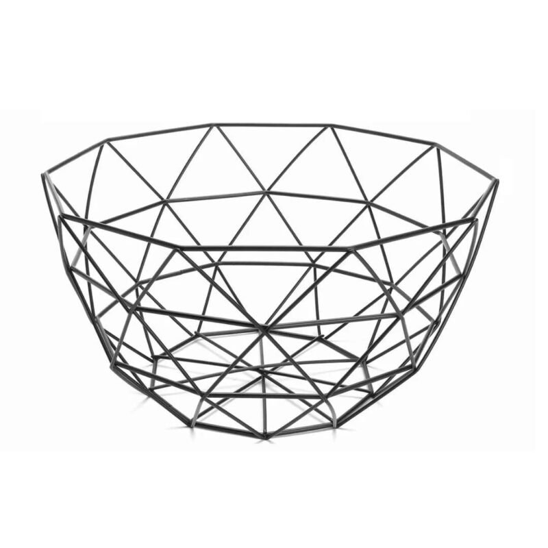 TK Geometric Stainless Steel Fruit Basket – Modern Kitchen Storage