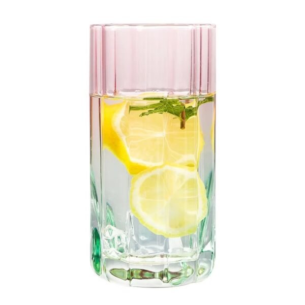 TK Peach Blossom Flower Glass Set of 4 – Lead-Free