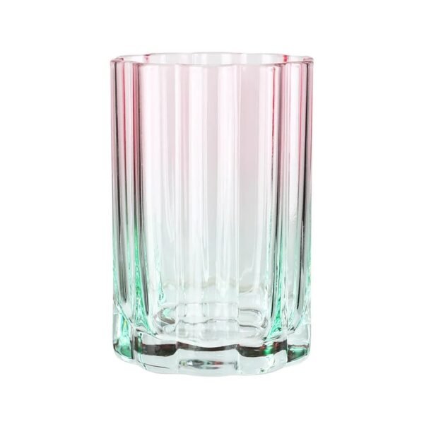TK Peach Blossom Flower Glass Set of 4 – Lead-Free