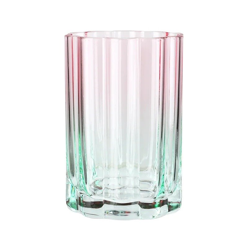 TK Peach Blossom Flower Glass Set of 4 – Lead-Free